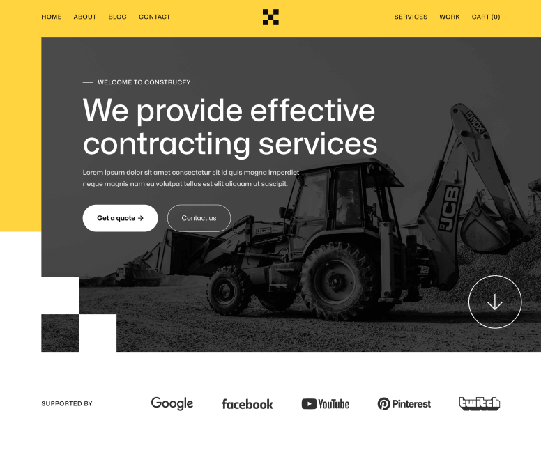 Contructify X - Home V2 Page - Construction HTML Template