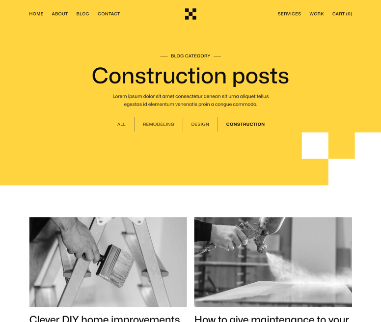 Contructify X - Blog Category Page - Construction HTML Template