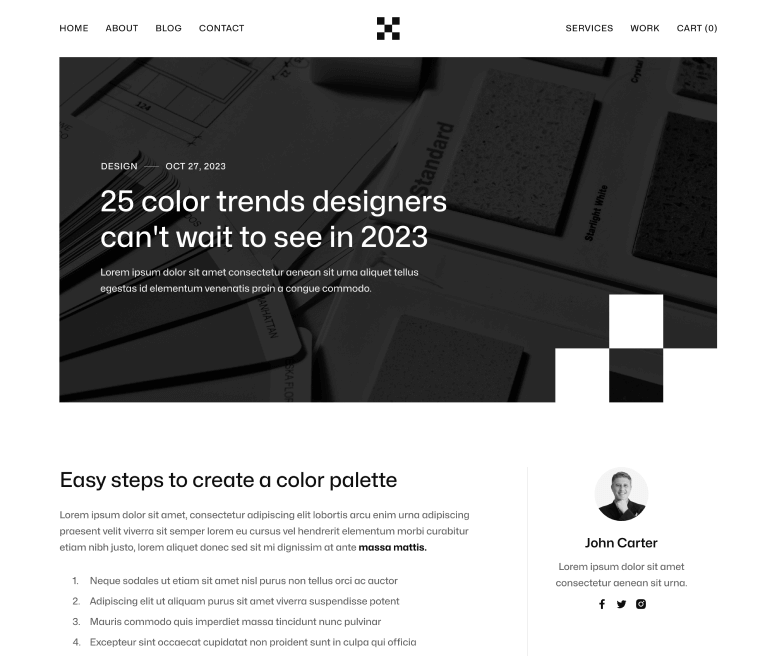 Contructify X - Blog Post Page - Construction HTML Template