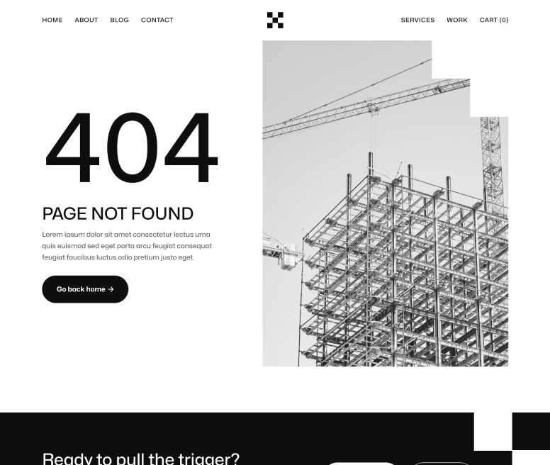 Contructify X - 404 Not Found Page - Construction HTML Template