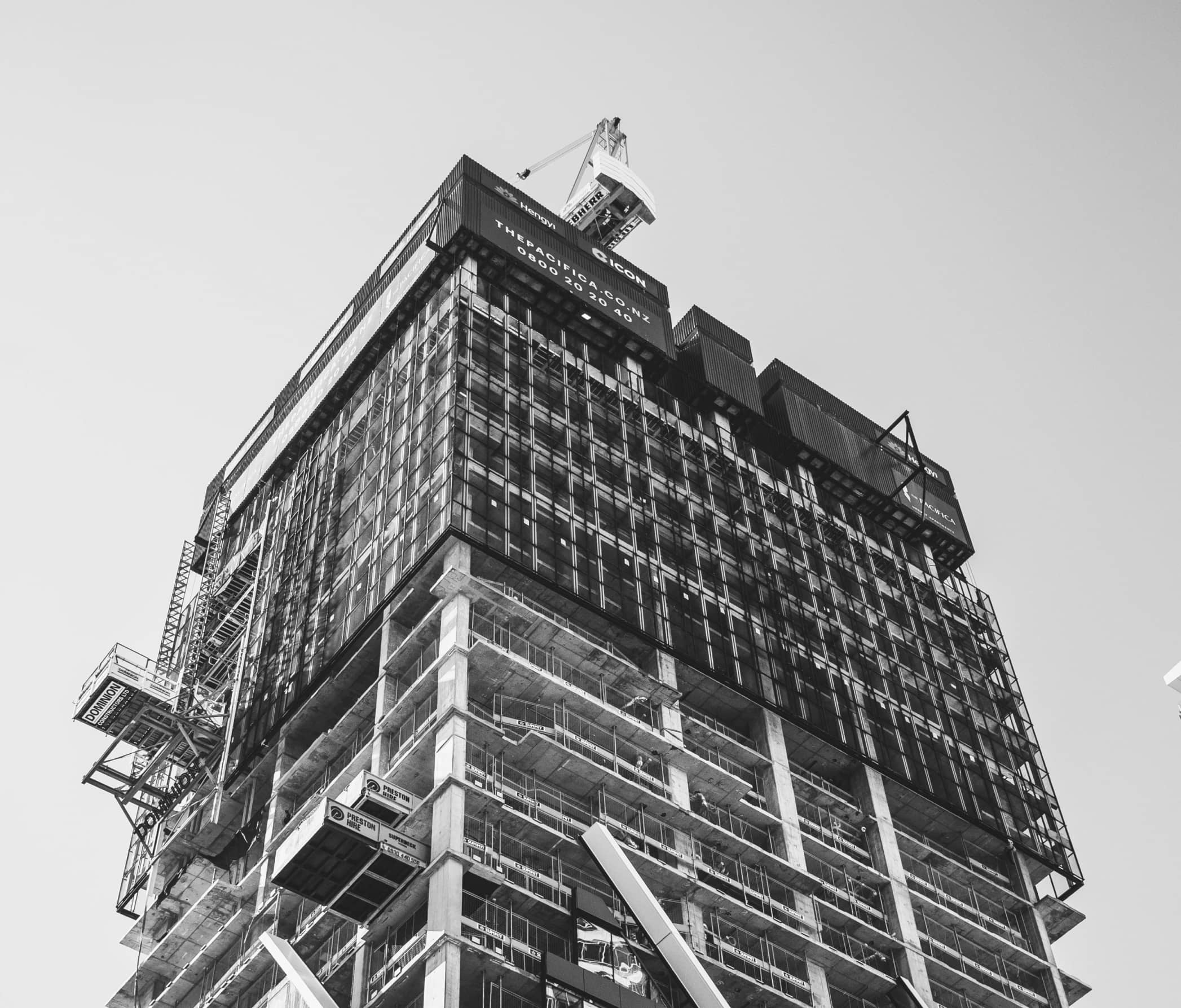 Building construction in Los Angeles, CA