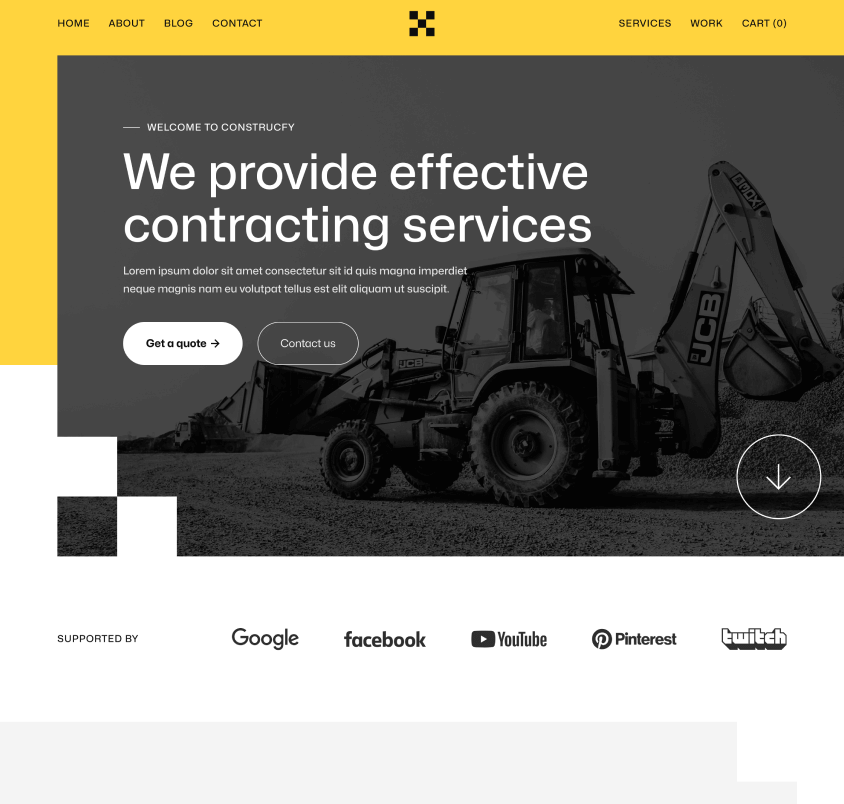 Contructify X - Home V2 Page - Construction HTML Template